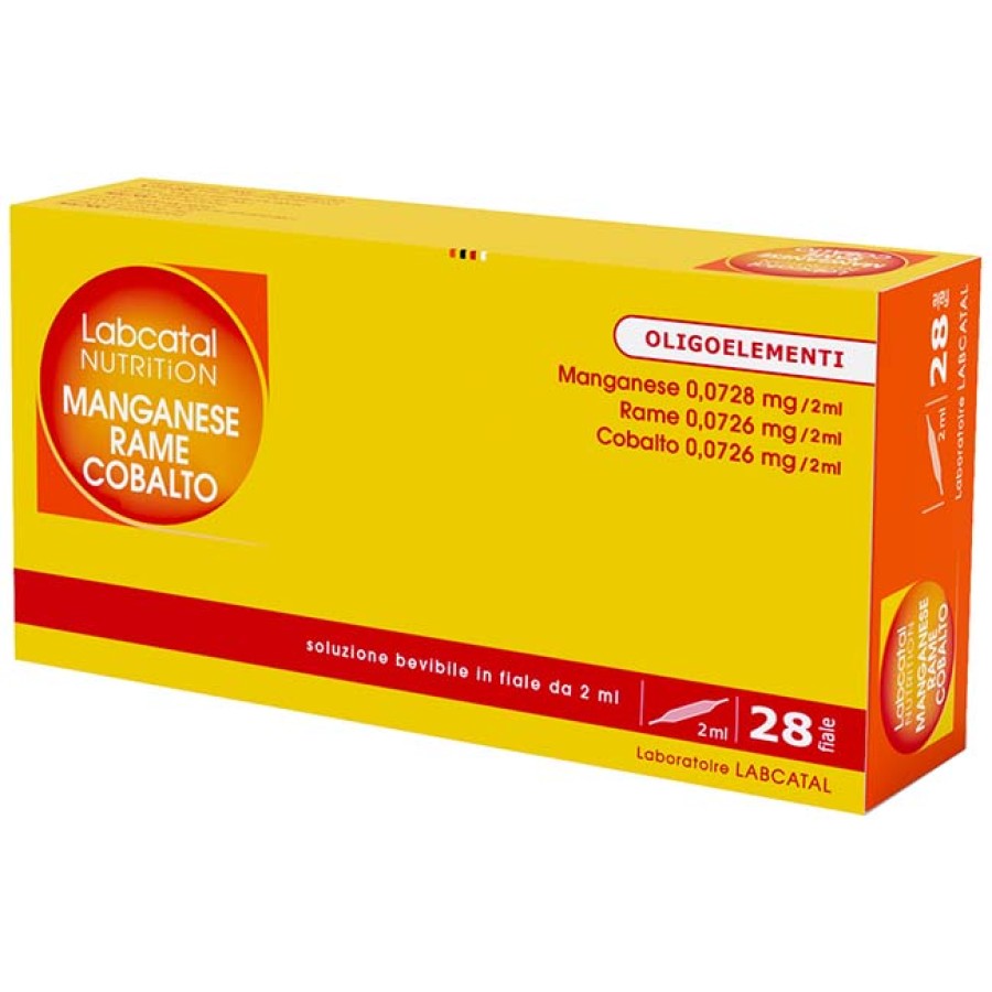 LABCATAL NUTRITION MANGANESE RAME E COBALTO 28 FIALE