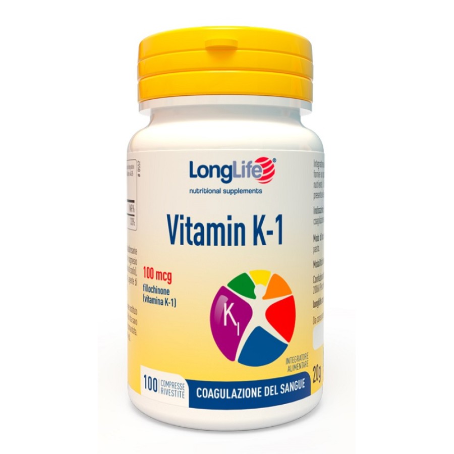 LONGLIFE VITAMIN K 100MCG 100 COMPRESSE
