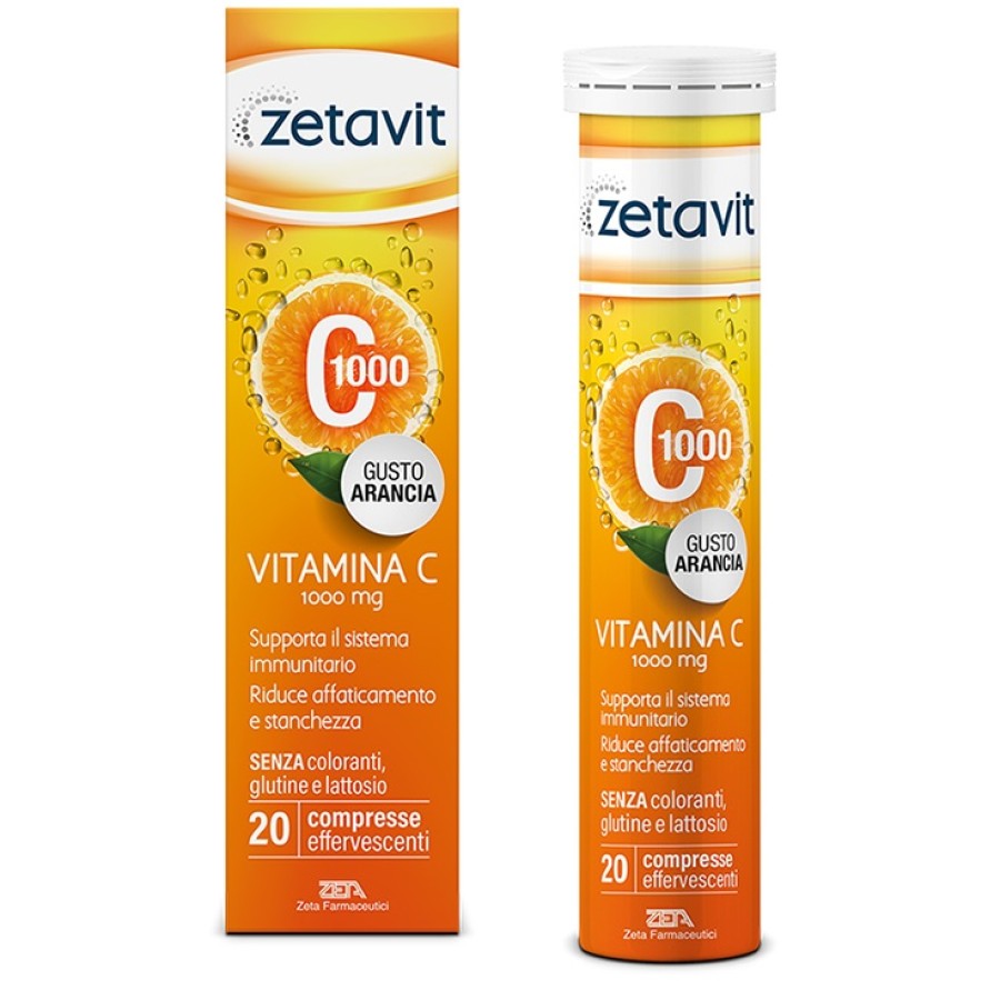 ZETAVIT C1000 20 COMPRESSE EFFERVESCENTI ZETAVIT C1000 20 COMPRESSE EFFERVESCENTI