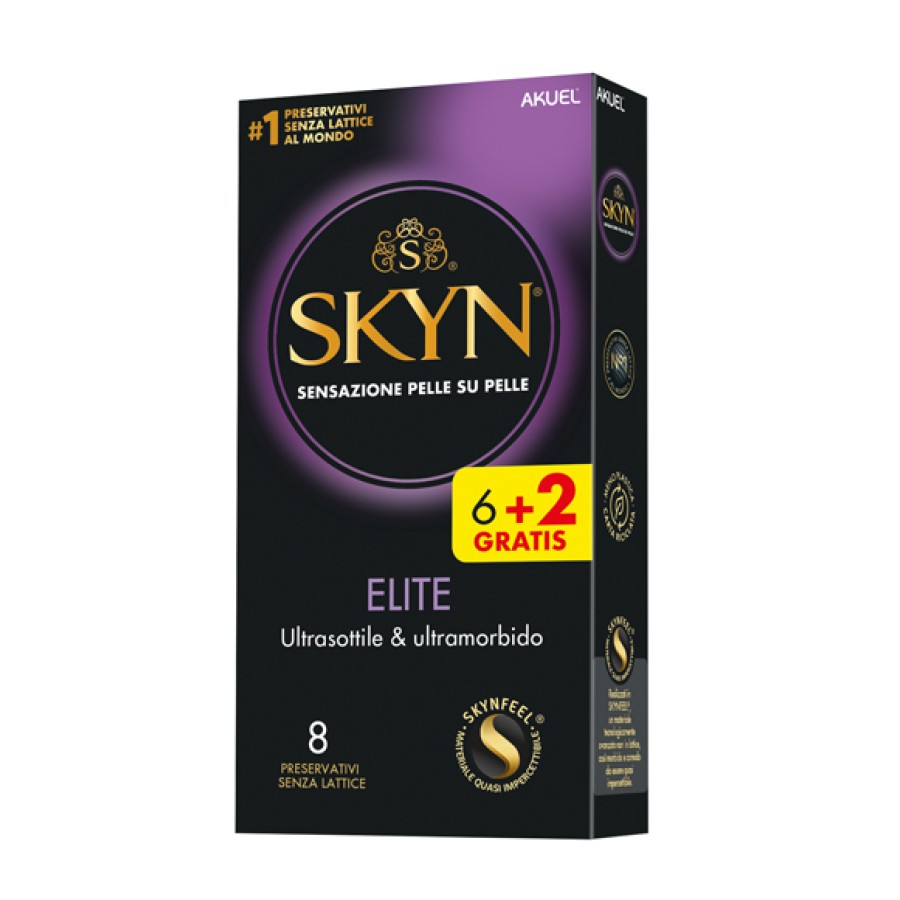 SKYN ELITE ULTRASOTTILE & ULTRAMORDBIDO 6 PEZZI + 2 OMAGGIO