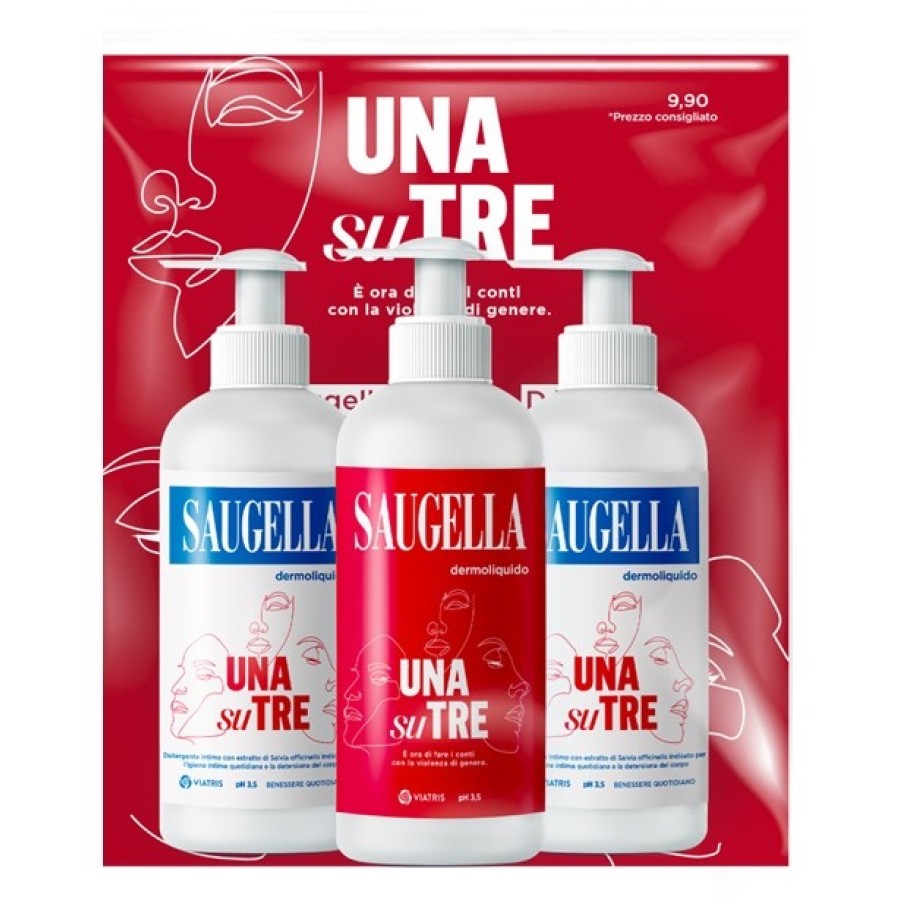 EXPO SAUGELLA 1 SU 3 BUNDLE SAUGELLA DERMOLIQUIDO 3 X 200 ML EXPO SAUGELLA 1 SU 3 BUNDLE SAUGELLA DERMOLIQUIDO 3 X 200 ML