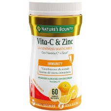 NATURE'S BOUNTY VITA-C&ZINC 60 GOMMOSE