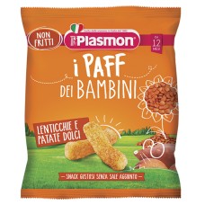 PLASMON DRY SNACK PAFF LENTICCHIE-PATATA DOLCE 15 G