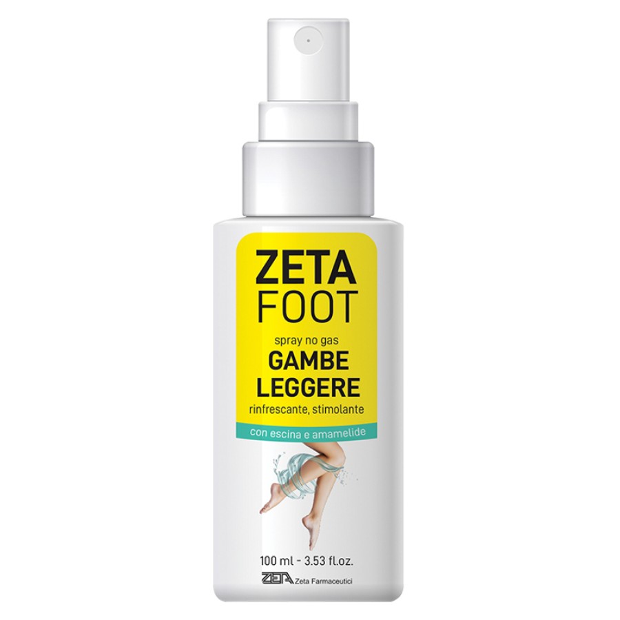 ZETAFOOT SPRAY NO GAS GAMBE LEGGERE 100 ML ZETAFOOT SPRAY NO GAS GAMBE LEGGERE 100 ML