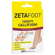 ZETAFOOT CEROTTO CALLIFUGO DISCHETTO CENTRALE CON ASTUCCIO 6 PEZZI