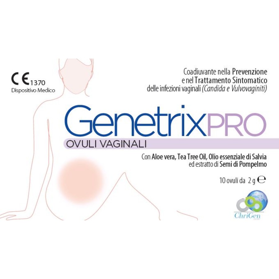 GENETRIX PRO 10 OVULI VAGINALI 2 G GENETRIX PRO 10 OVULI VAGINALI 2 G