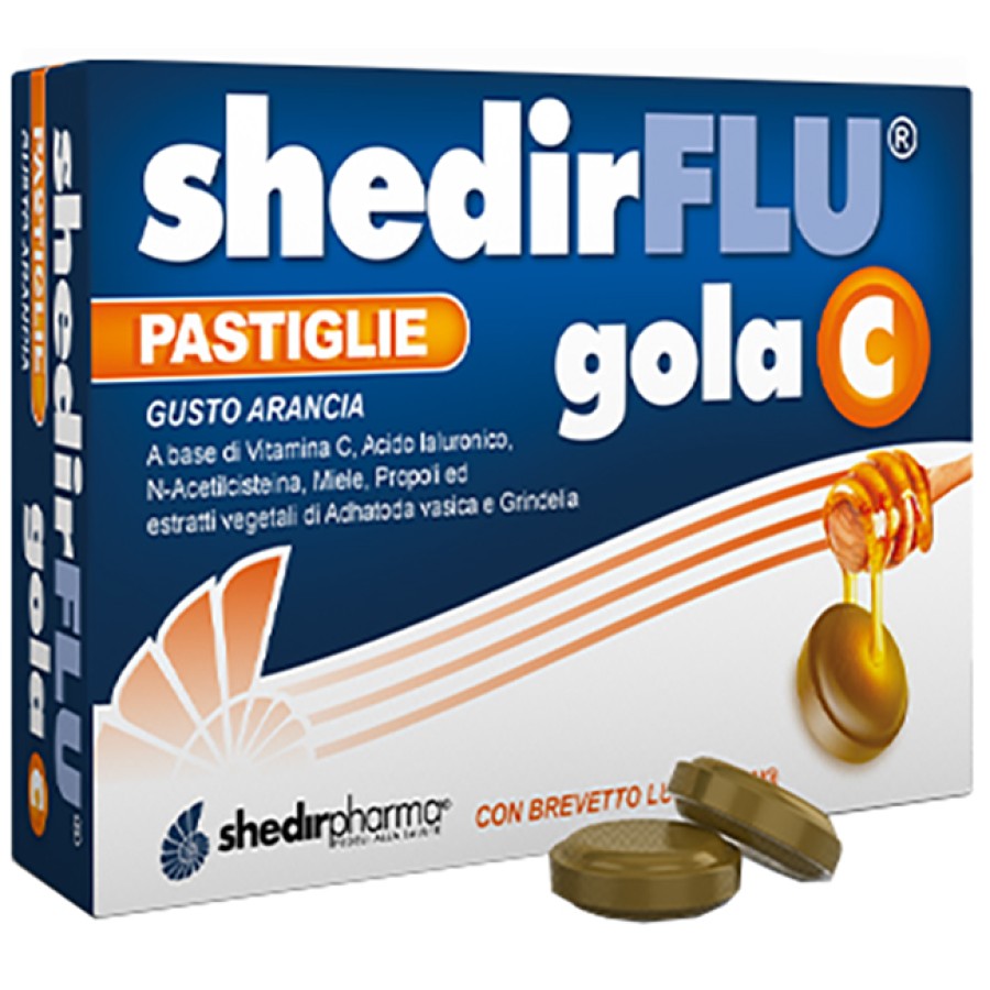 SHEDIRFLU GOLA C ARANCIA 48 PASTIGLIE
