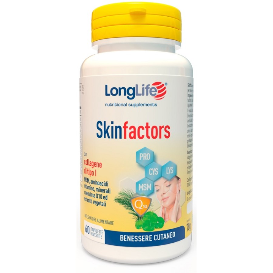 LONGLIFE SKIN FACTORS 60 TAVOLETTE RIVESTITE