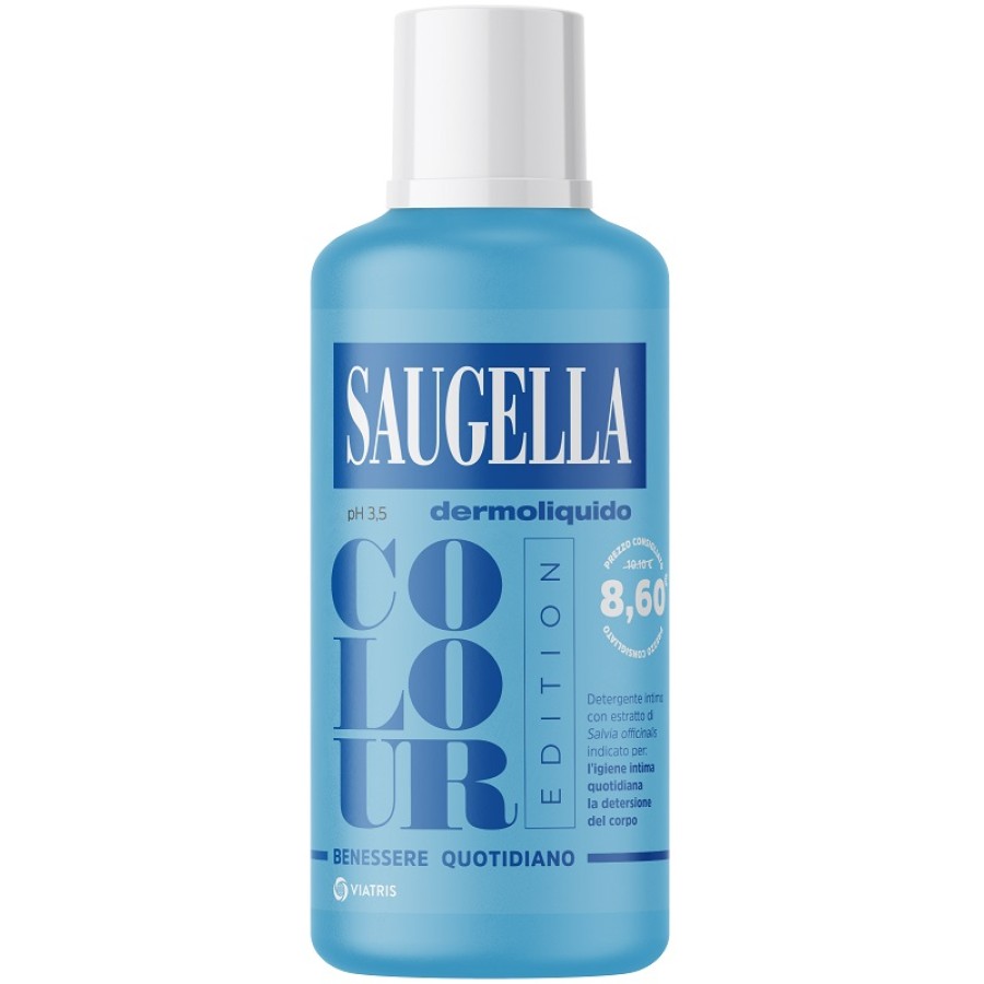 SAUGELLA DERMOLIQIDO COLOUR EDITION DETERGENTE INTIMO 500 ML SAUGELLA DERMOLIQIDO COLOUR EDITION DETERGENTE INTIMO 500 ML
