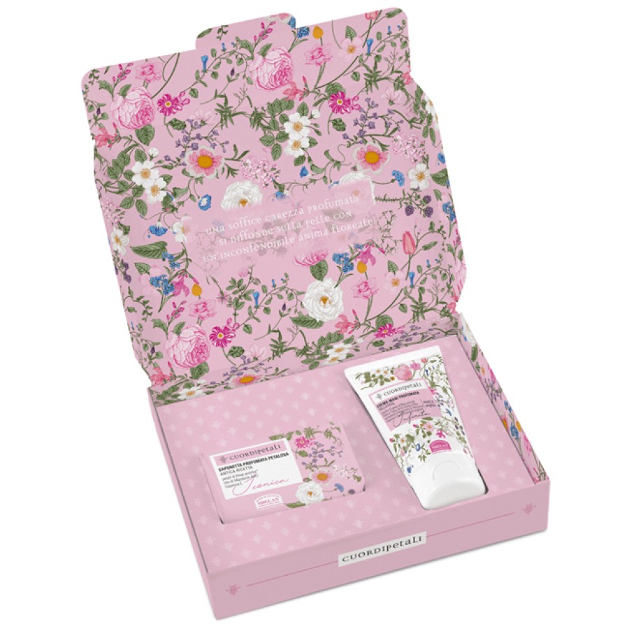 CUOR DI PETALI SET CREMA MANI 50 ML + SAPONETTA 100 G