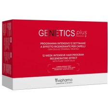 GENETICS PLUS PROGRAMMA INTENSIVO 12 SETTIMANE A EFFETTO RIGENERANTE PER CAPELLI CON CELLULE STAMINALI VEGETALI 14 FIALE 5 ML + 1 SPRAY 100 ML