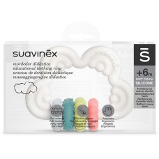 SUAVINEX MASSAGGIAGENGIVE IN SILICONE +6 MESI NUVOLA