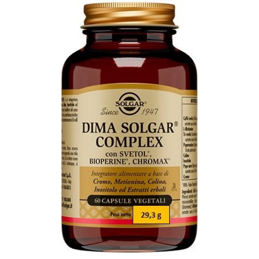 DIMA SOLGAR COMPLEX 60 CAPSULE VEGETALI DIMA SOLGAR COMPLEX 60 CAPSULE VEGETALI
