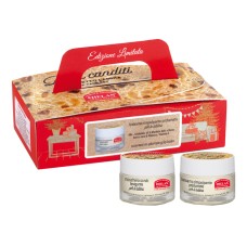 COFANETTO PANETTONE LABBRA 1 MASCHERA SCRUB LEVIGANTE 13 ML + 1 BALSAMO RIMPOLPANTE PROFUMATO 13 ML