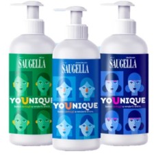 SAUGELLA YOUNIQUE BUNDLE 1 DERMOLIQUIDO 200 ML + 1 ATTIVA 200 ML + 1 IDRASERUM 200 ML