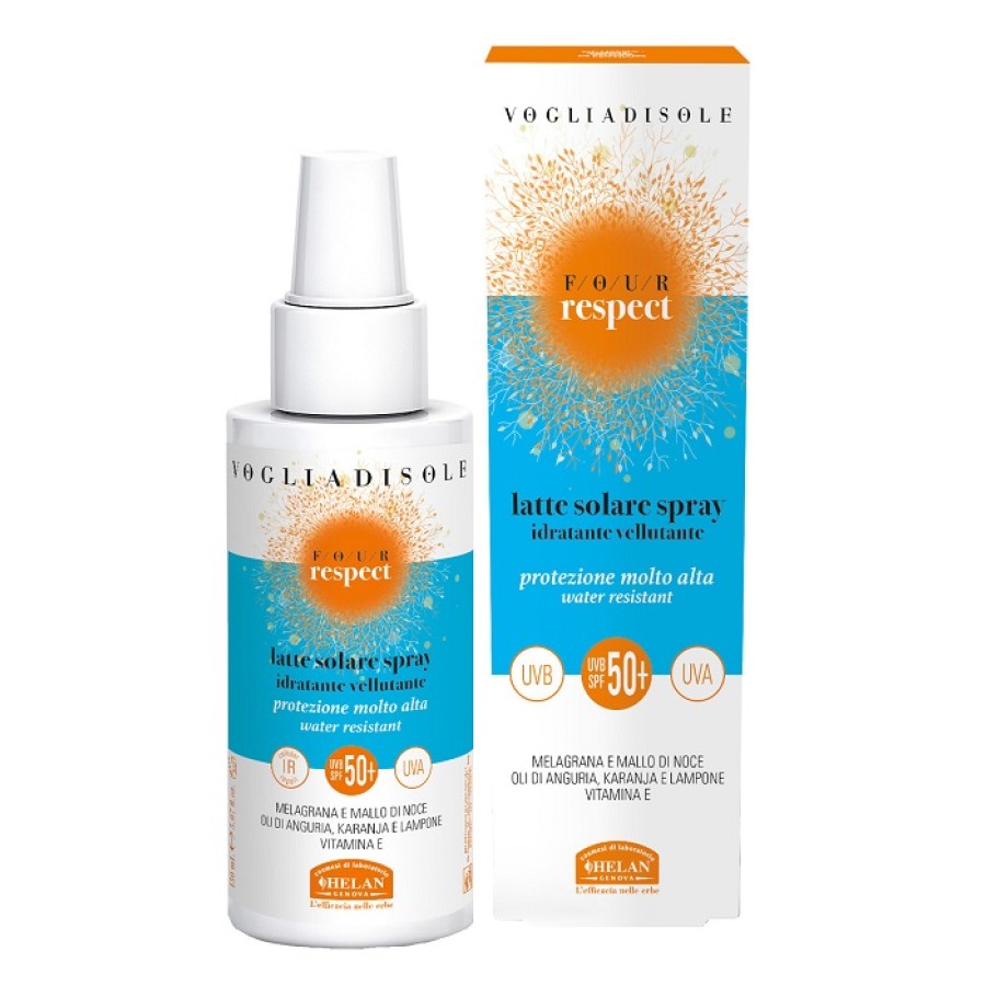 VOGLIA DI SOLE FOUR RESPECT LATTE SOLARE SPRAY SPF50+ 150 ML