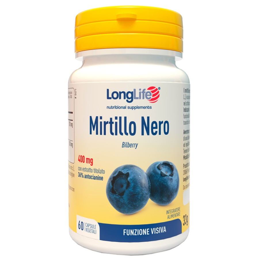 LONGLIFE MIRTILLO ROSSO FORTE 60 VEGICAPS LONGLIFE MIRTILLO ROSSO FORTE 60 VEGICAPS
