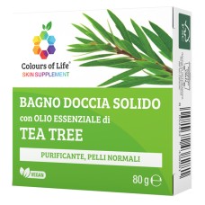 TEA TREE BAGNO DOCCIA SOLIDO 80 G COLOURS OF LIFE