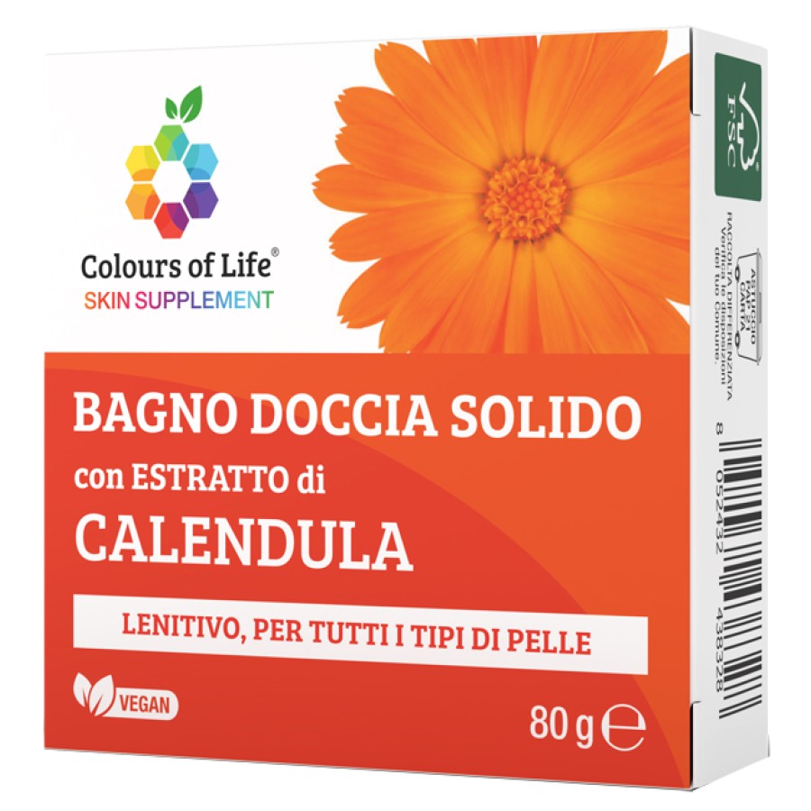 CALENDULA BAGNO DOCCIA SOLIDO 80 G COLOURS OF LIFE