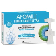 AFOMILL LUBRIFICANTE ULTRA GOCCE OCULARI 10 FLACONCINI 0,5 ML