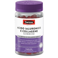 SWISSE ACIDO IALURONICO & COLLAGENE 40 GOMMOSE