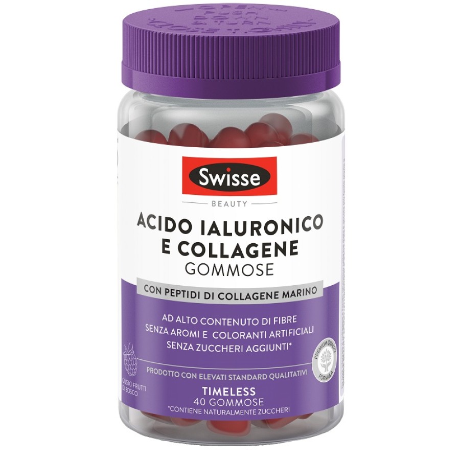 SWISSE ACIDO IALURONICO & COLLAGENE 40 GOMMOSE