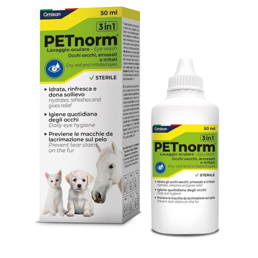 PETNORM LAVAGGIO OCULARE 50 ML