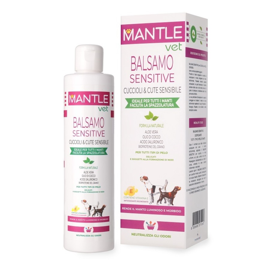 MANTLE VET BALSAMO SENSITIVE CUCCIOLI E CUTE SENSIBILE 250 ML