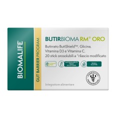 BIOMALIFE BUTIRBIOMA RM ORO 20 STICK OROSOLUBILI