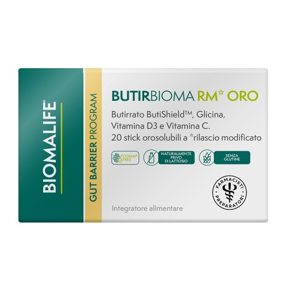 BIOMALIFE BUTIRBIOMA RM ORO 20 STICK OROSOLUBILI