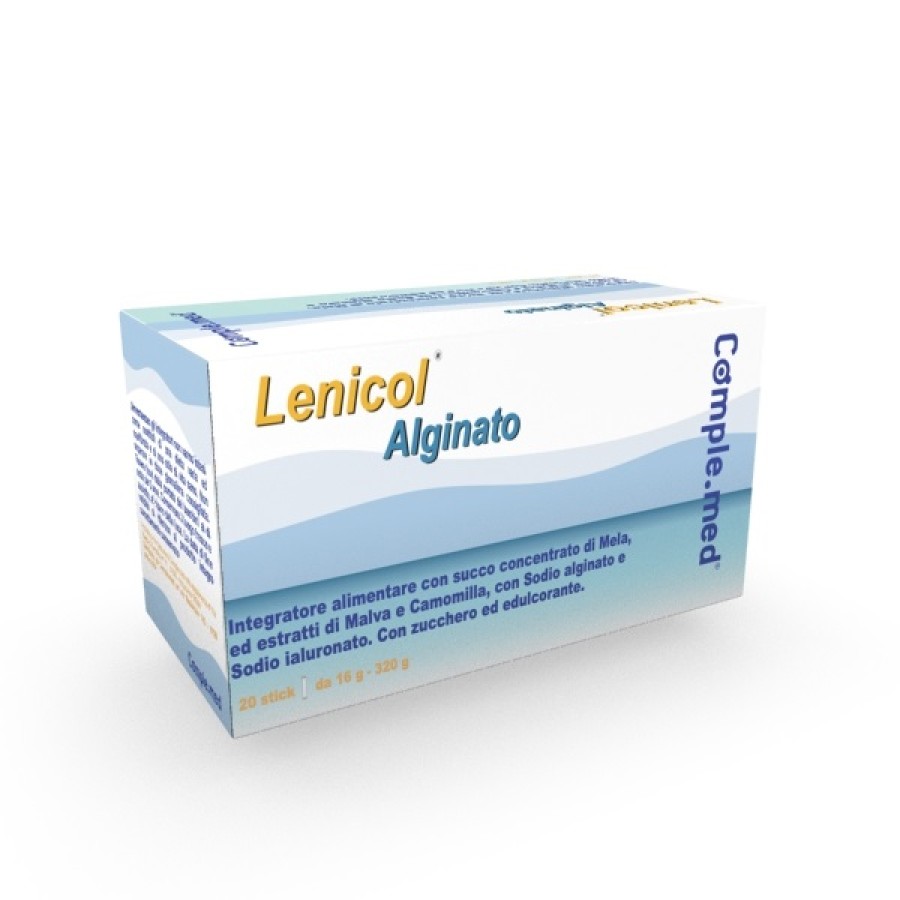 LENICOL ALGINATO 20 STICK PACK DA 16 G CON EDULCORANTE