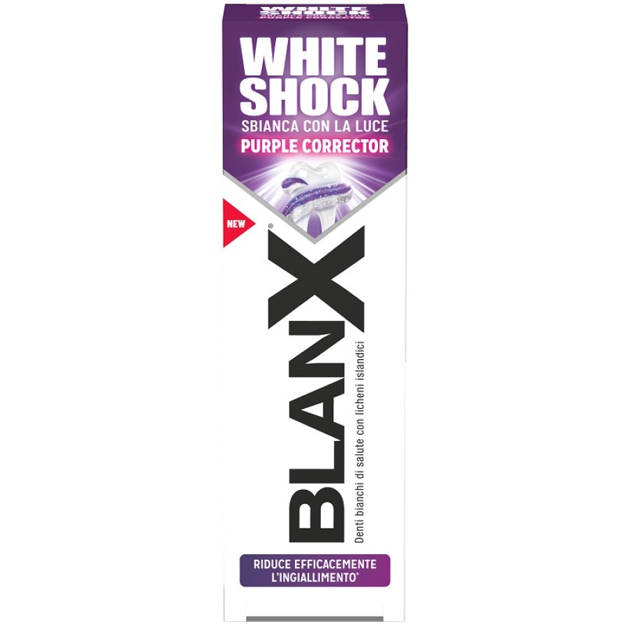 BLANX WHITE SHOCK PURPLE CORRECTOR DENTIFRICIO 75 ML