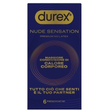 PRESERVATIVO DUREX NUDE SENSATION 6 PEZZI
