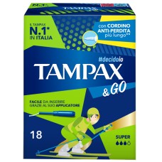 TAMPAX &GO SUPER 18 PEZZI