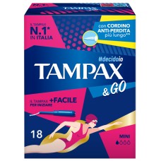 TAMPAX &GO MINI 18 PEZZI