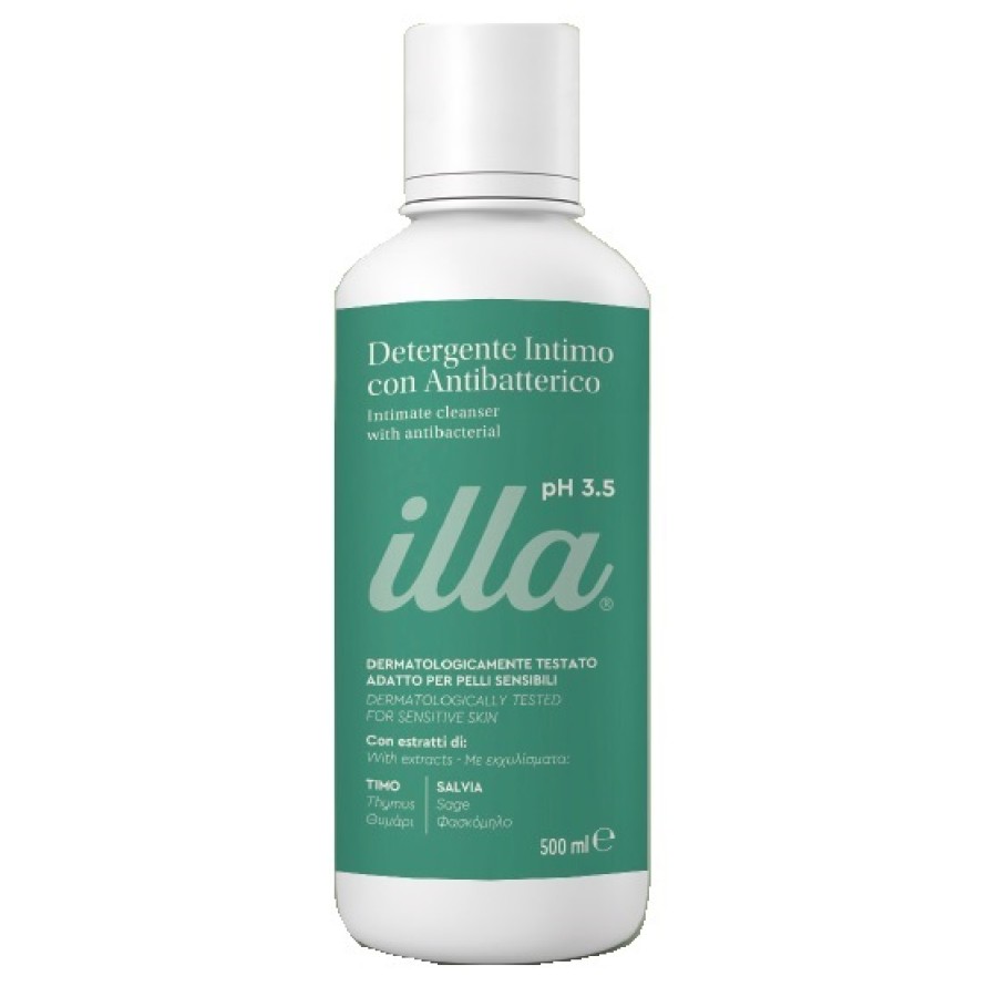ILLA DETERGENTE INTIMO ANTIBATTERICO PH 3,5 500 ML