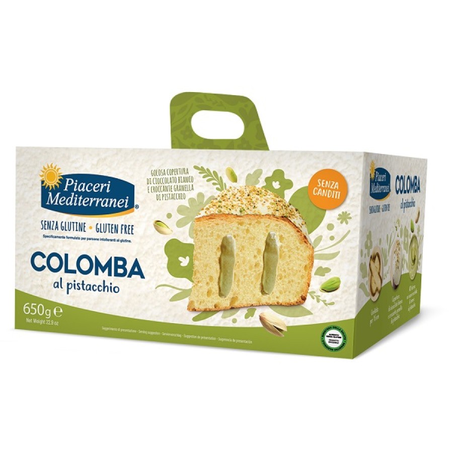 PIACERI MEDITERRANEI COLOMBA AL PISTACCHIO 650 G PIACERI MEDITERRANEI COLOMBA AL PISTACCHIO 650 G