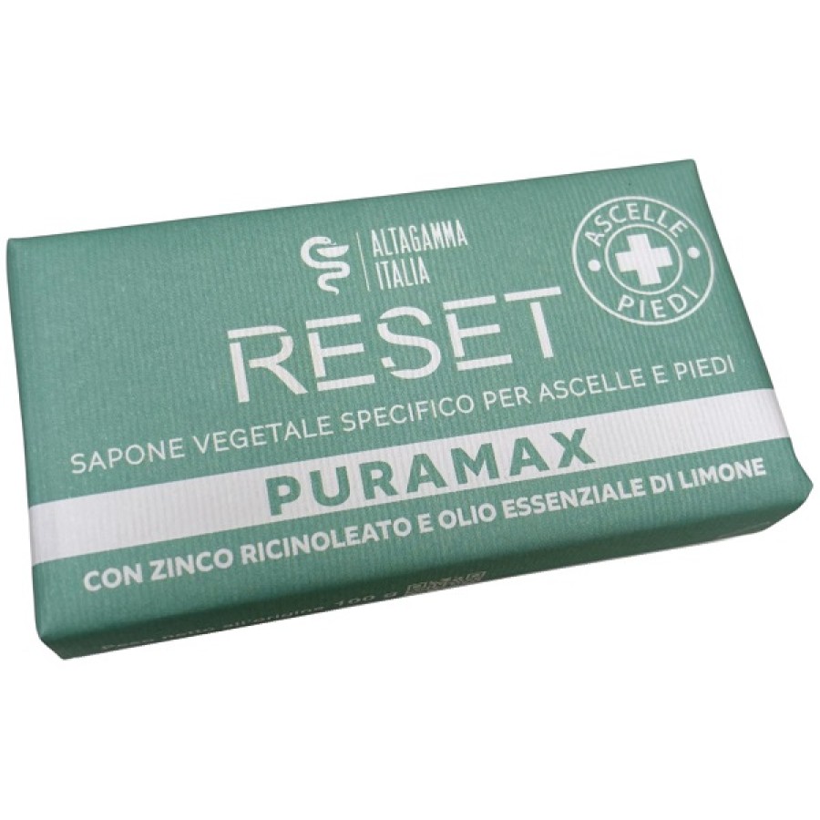 PURAMAX RESET SAPONE VEGETALE ASCELLE E PIEDI 100 G PURAMAX RESET SAPONE VEGETALE ASCELLE E PIEDI 100 G