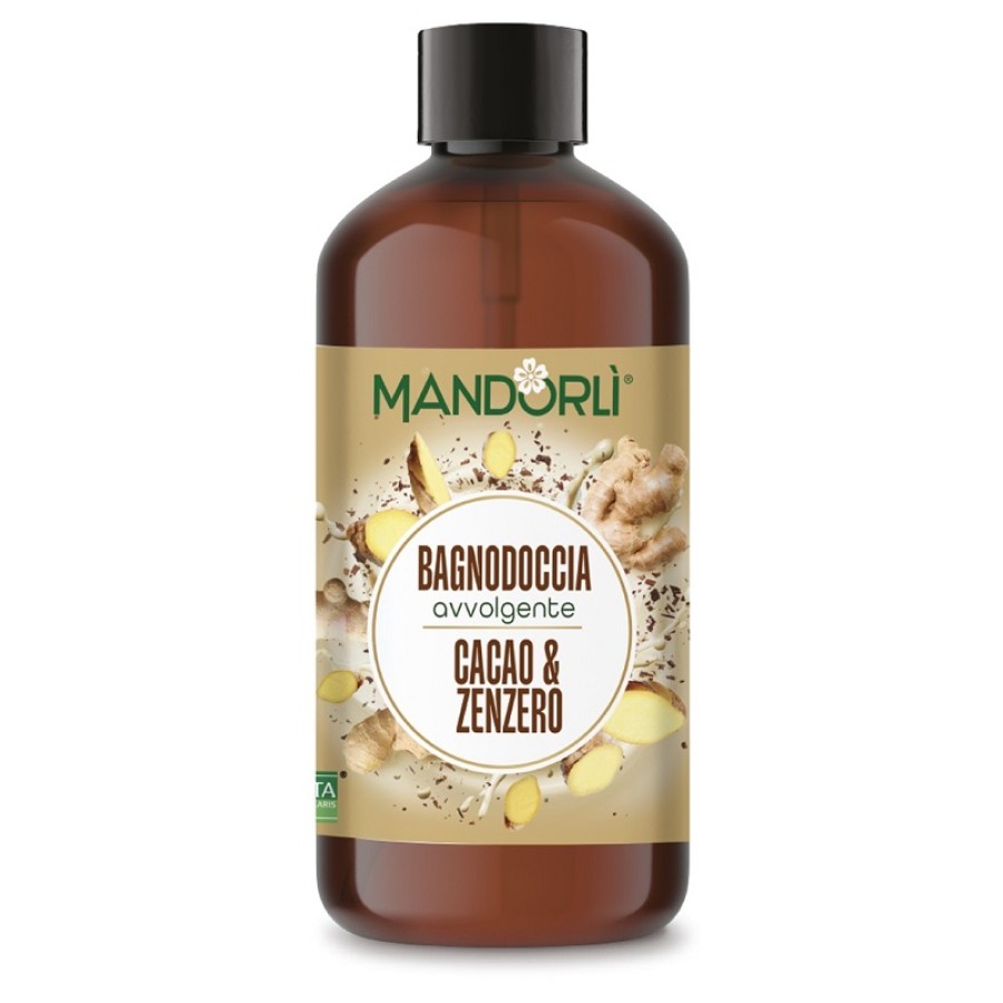 MANDORLI BAGNODOCCIA CACAO ZENZERO 500 ML MANDORLI BAGNODOCCIA CACAO ZENZERO 500 ML