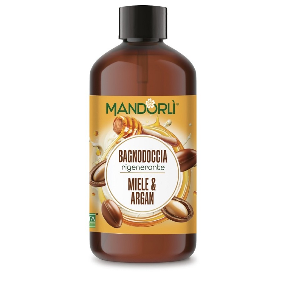 MANDORLI BAGNODOCCIA MIELE ARGAN 500 ML MANDORLI BAGNODOCCIA MIELE ARGAN 500 ML