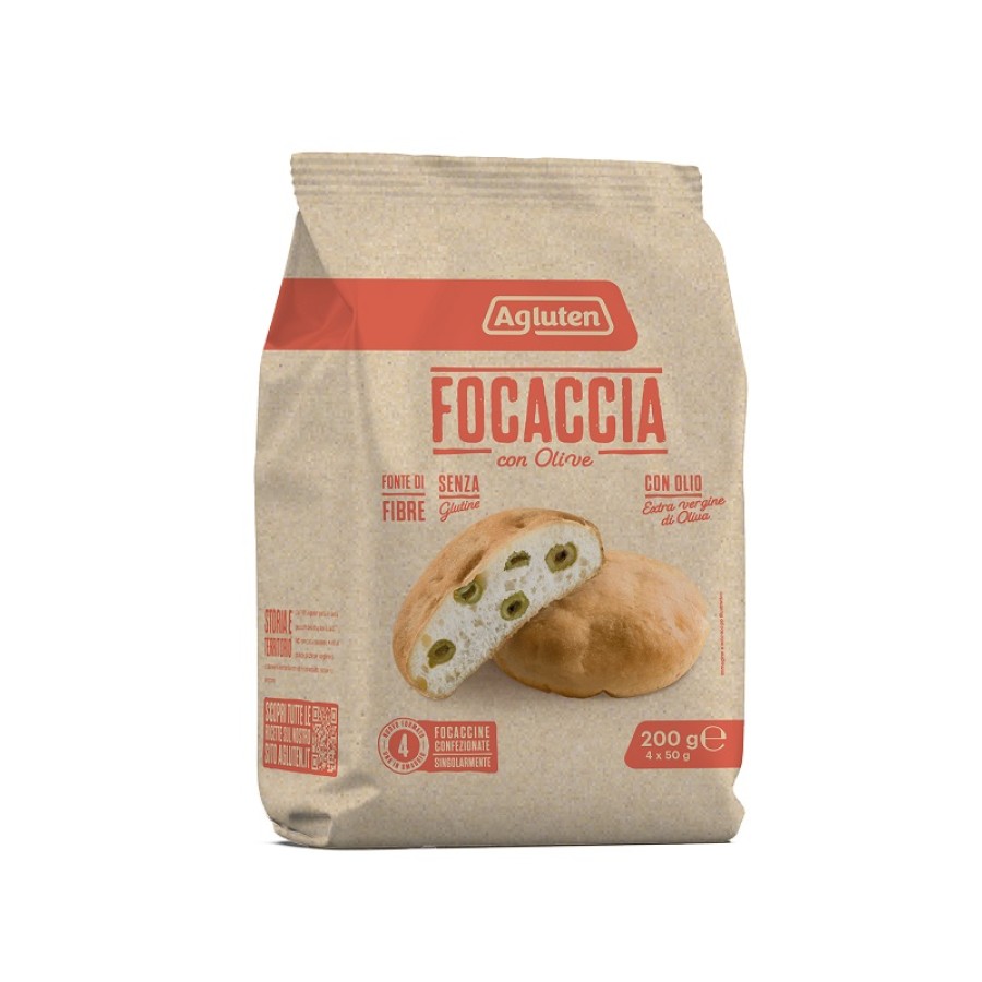 AGLUTEN FOCACCIA OLIVE 200 G