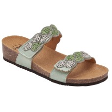 CALZATURA ABU DHABI MICROFIBRE+STRASS W AQUAMARINE 37