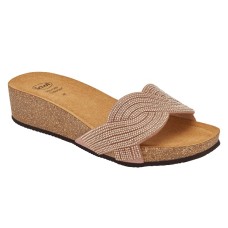 CALZATURA VEGAS LOW MICROFIBRE+STRASS W ROSE GOLD 38