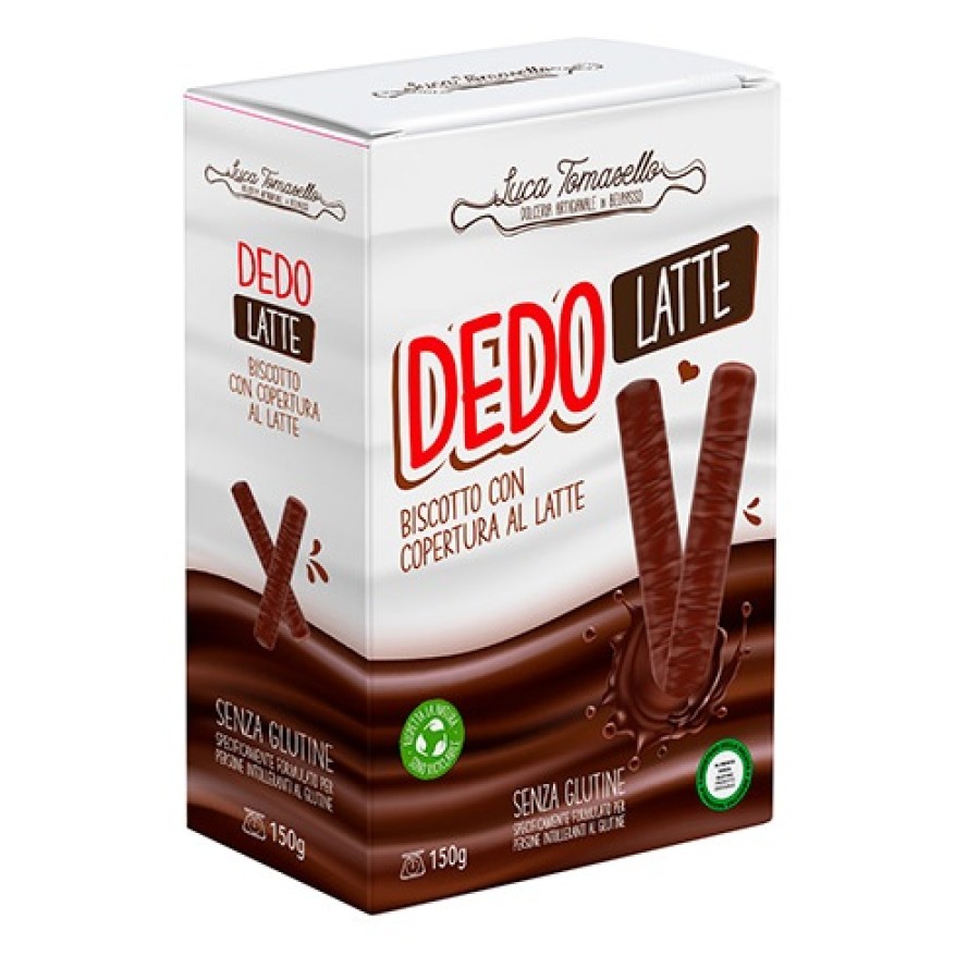 DEDO LATTE BISCOTTO COPERTURA LATTE 150 G