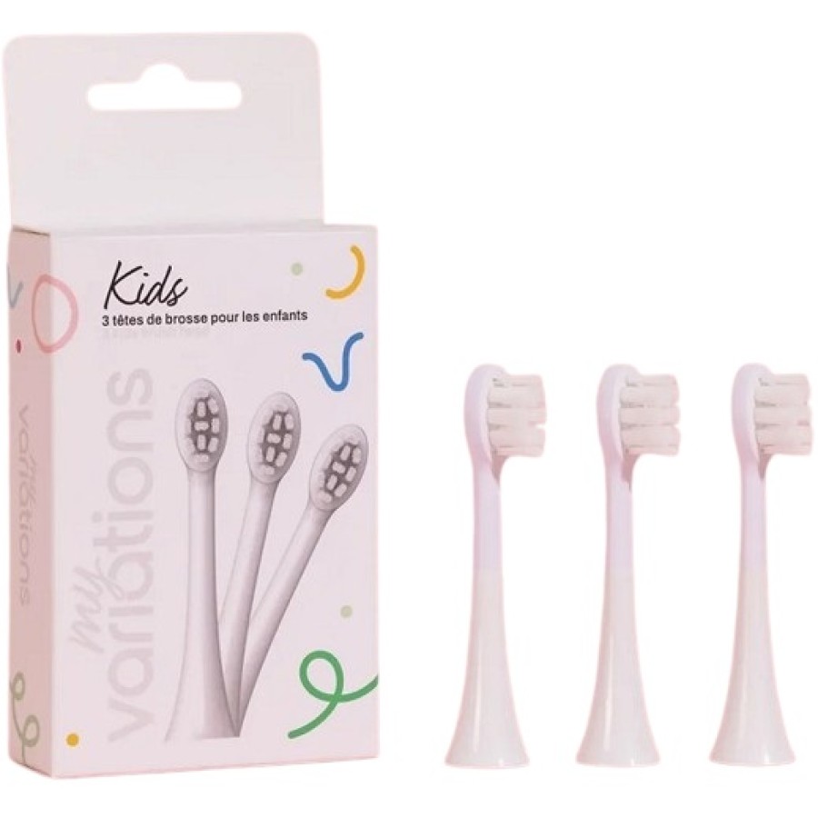 MYVARIATIONS PACK 3 TESTINE SPAZZOLINO BAMBINI BIANCHE