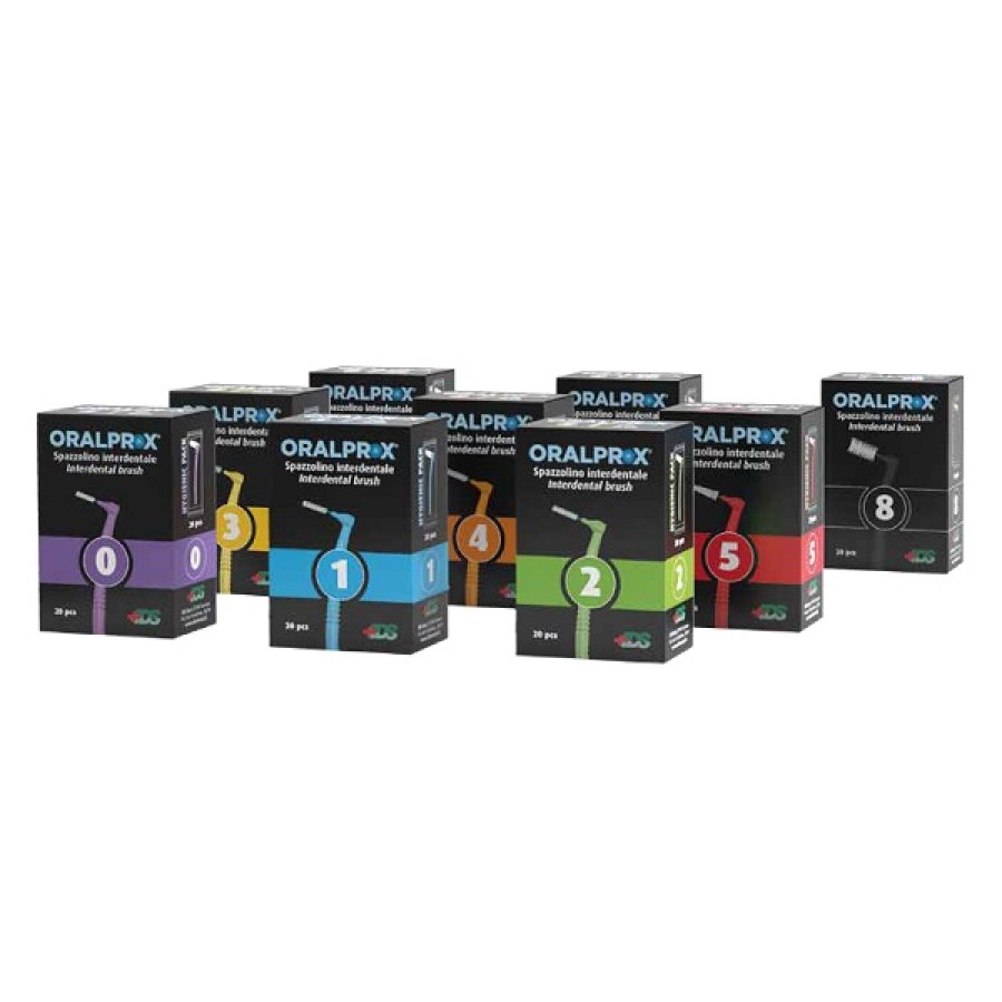 ORALPROX SCOVOLINO BLISTER 6 PEZZI MISURA 1
