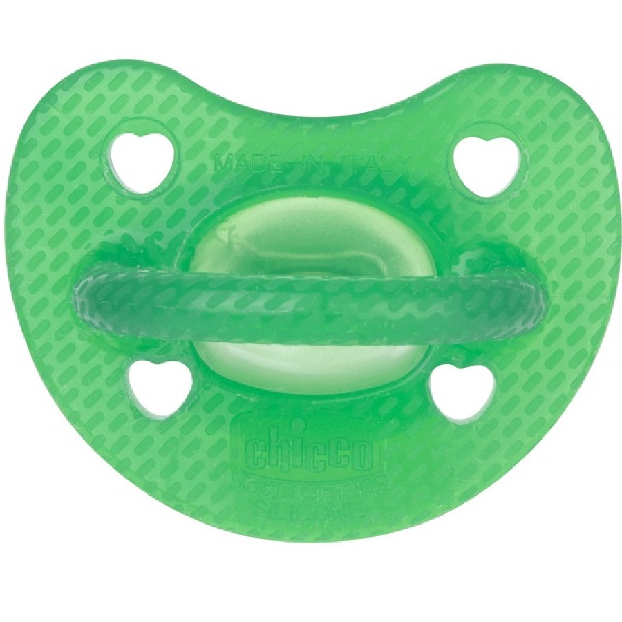 CHICCO GOMMOTTO LUXE FLUO 6-16 VERDE 1 PEZZO