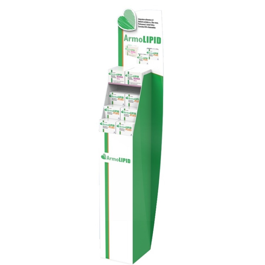 ARMOLIPID EXPO 18 ARMOLIPID PLUS 60 COMPRESSE + 6 ARMOLIPID DONNA 50+ 30 COMPRESSE