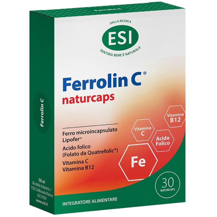 ESI FERROLIN C 30 NATURCAPS ESI FERROLIN C 30 NATURCAPS