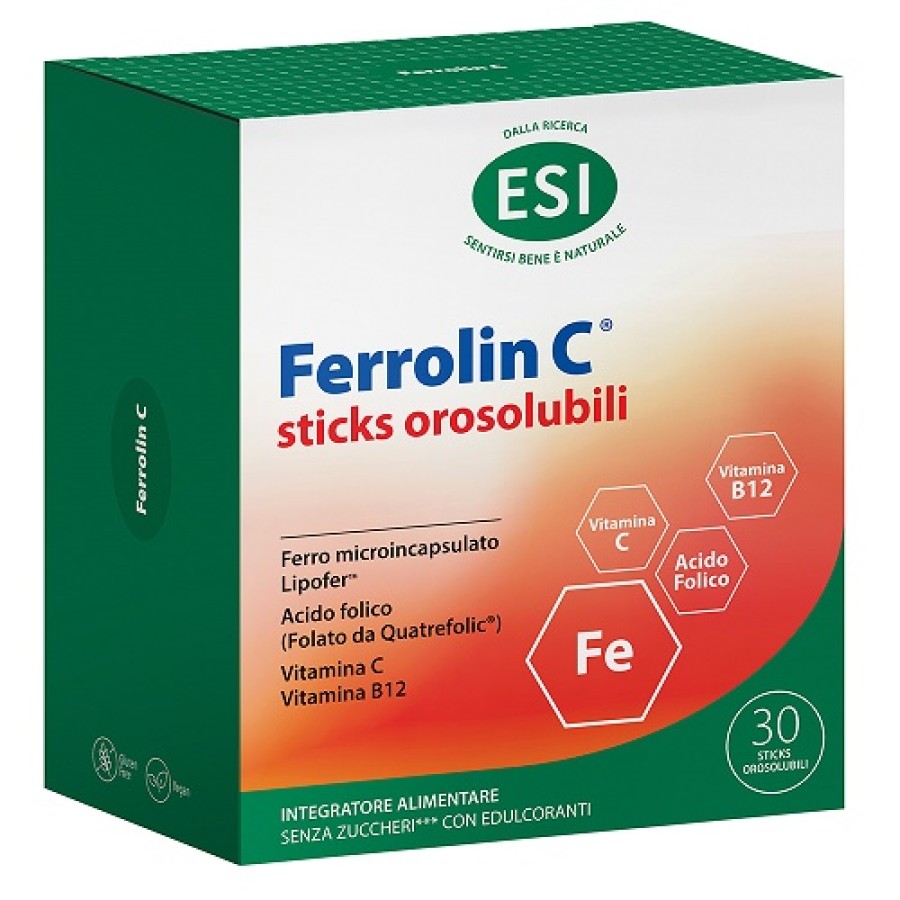 ESI FERROLIN C 30 STICK OROSOLUBILI ESI FERROLIN C 30 STICK OROSOLUBILI